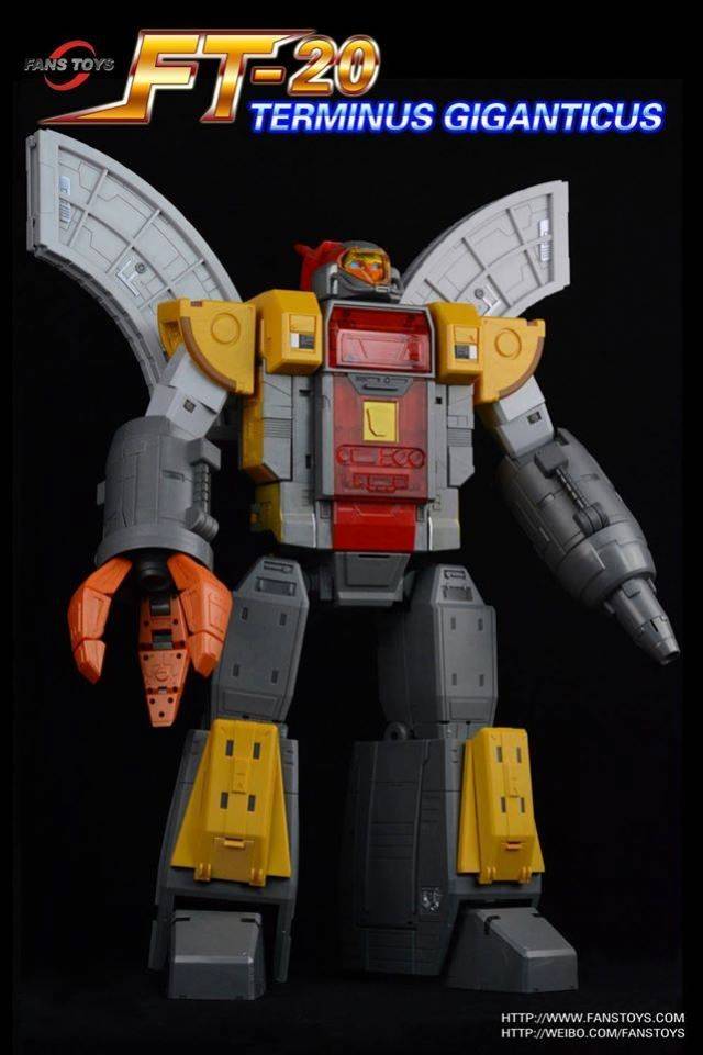 Fans Toys FT-20 Terminus Giganticus Aegis Sentinel Action Figure Set (Parts A & B) - Transformers-Style Collectible Robot Toy for Display & Battle Scenes