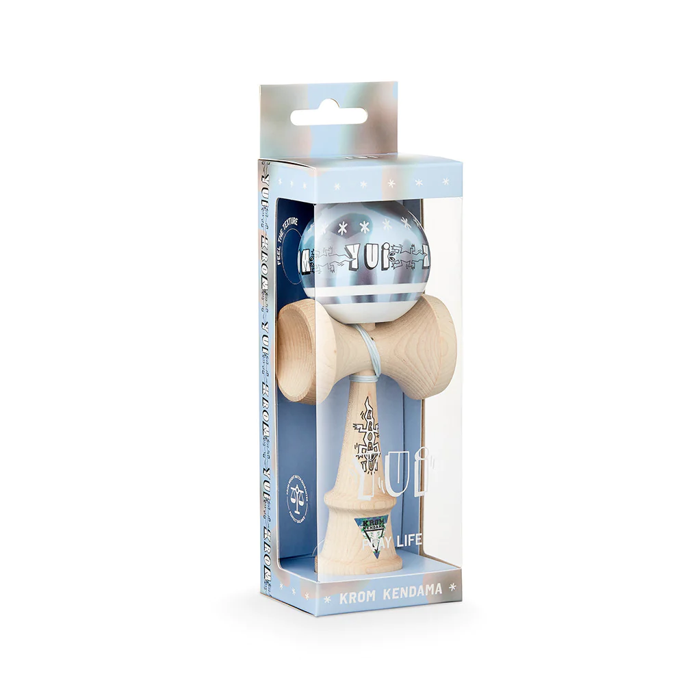 Krom Yui Signature Kendama - Professional Wooden Skill Toy for Beginners & Advanced Players - Perfect for Juggling, Tricks & Hand-Eye Coordination Practice