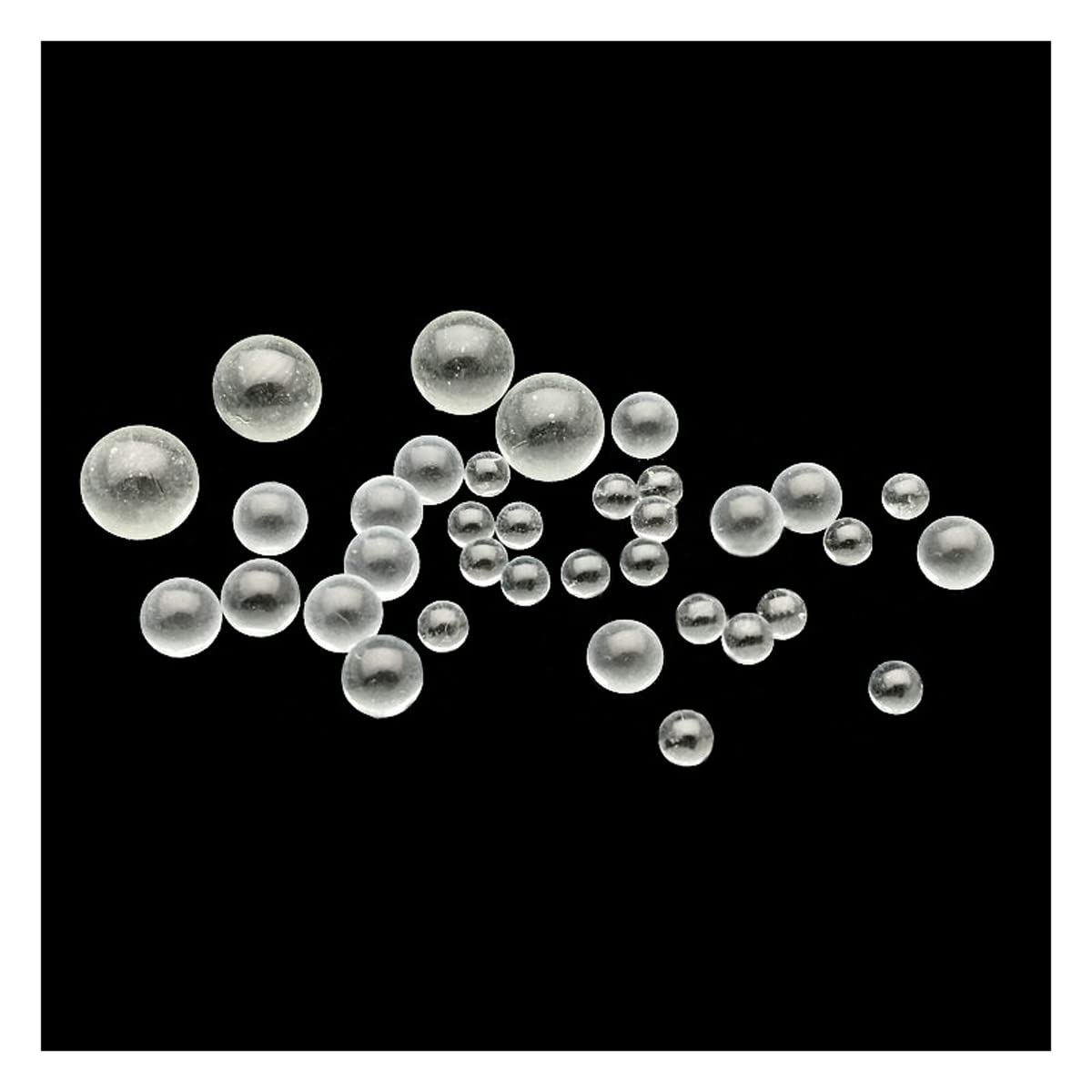 1000Pcs Clear Glass Beads - 1mm Solid Round Lab Beads for Science Experiments & DIY Crafts | Boiling Stones, Jewelry Making, Vase Filler, Decorative Projects