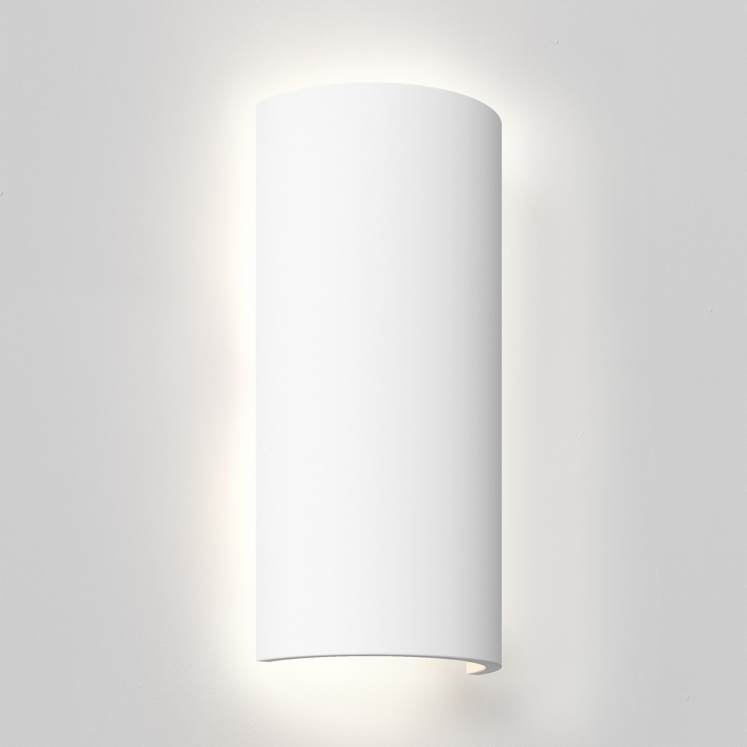 Comino 145 White Plaster Indoor Wall Light with E27 Socket IP20 Rating - Perfect for Bedroom, Hallway, and Living Room Lighting
