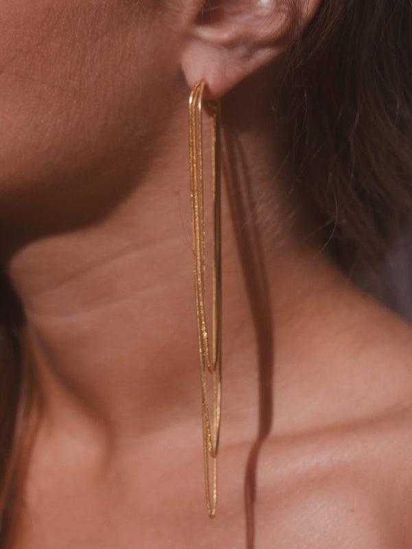 Lovevop Casual Tasseled Solid Color Earrings for Women - Fashion Bohemian Dangle Drop Earrings - Perfect for Parties, Weddings & Everyday Wear
