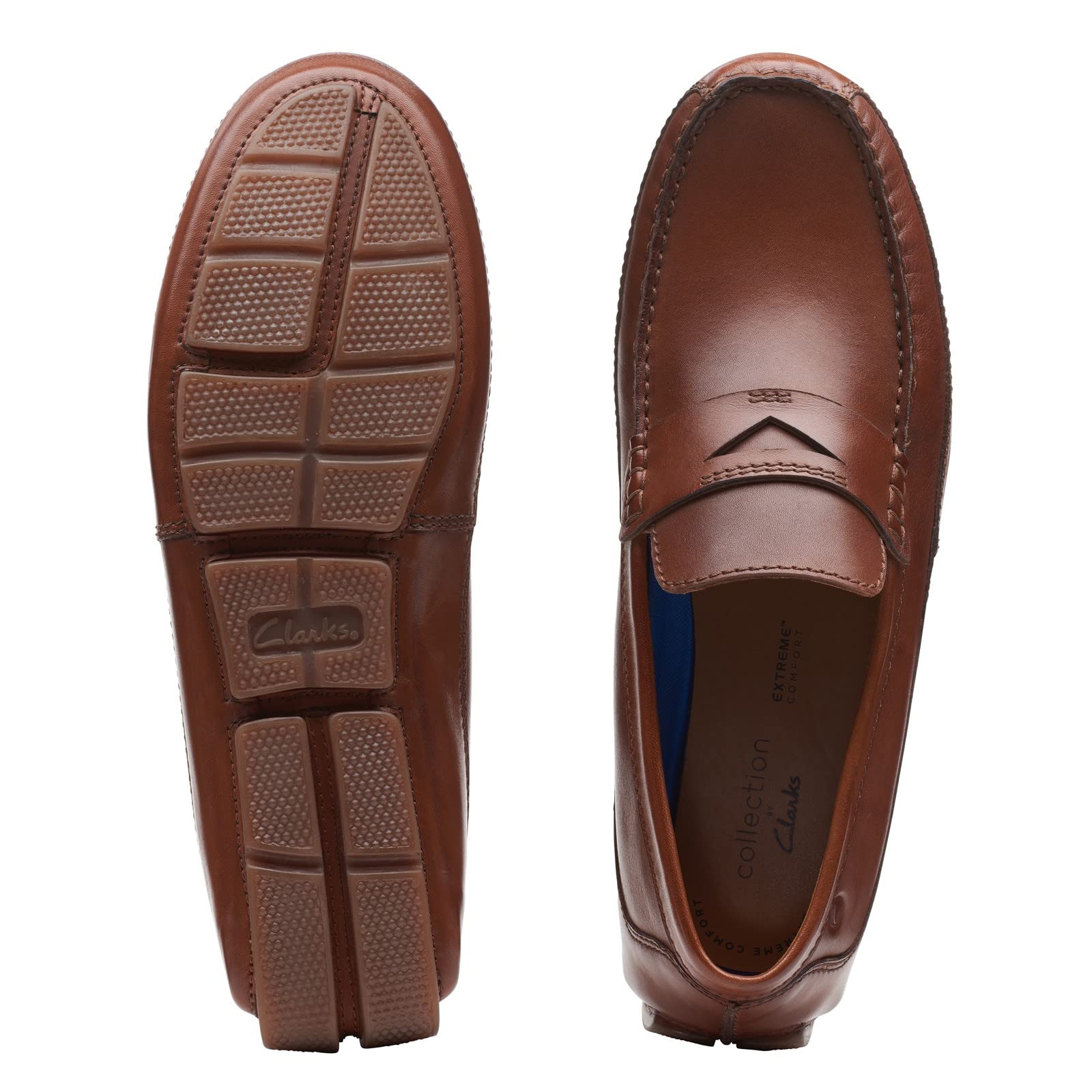 Clarks Men's Markman Way Loafer - Comfortable Leather Slip-On Shoes for Business Casual & Office Wear