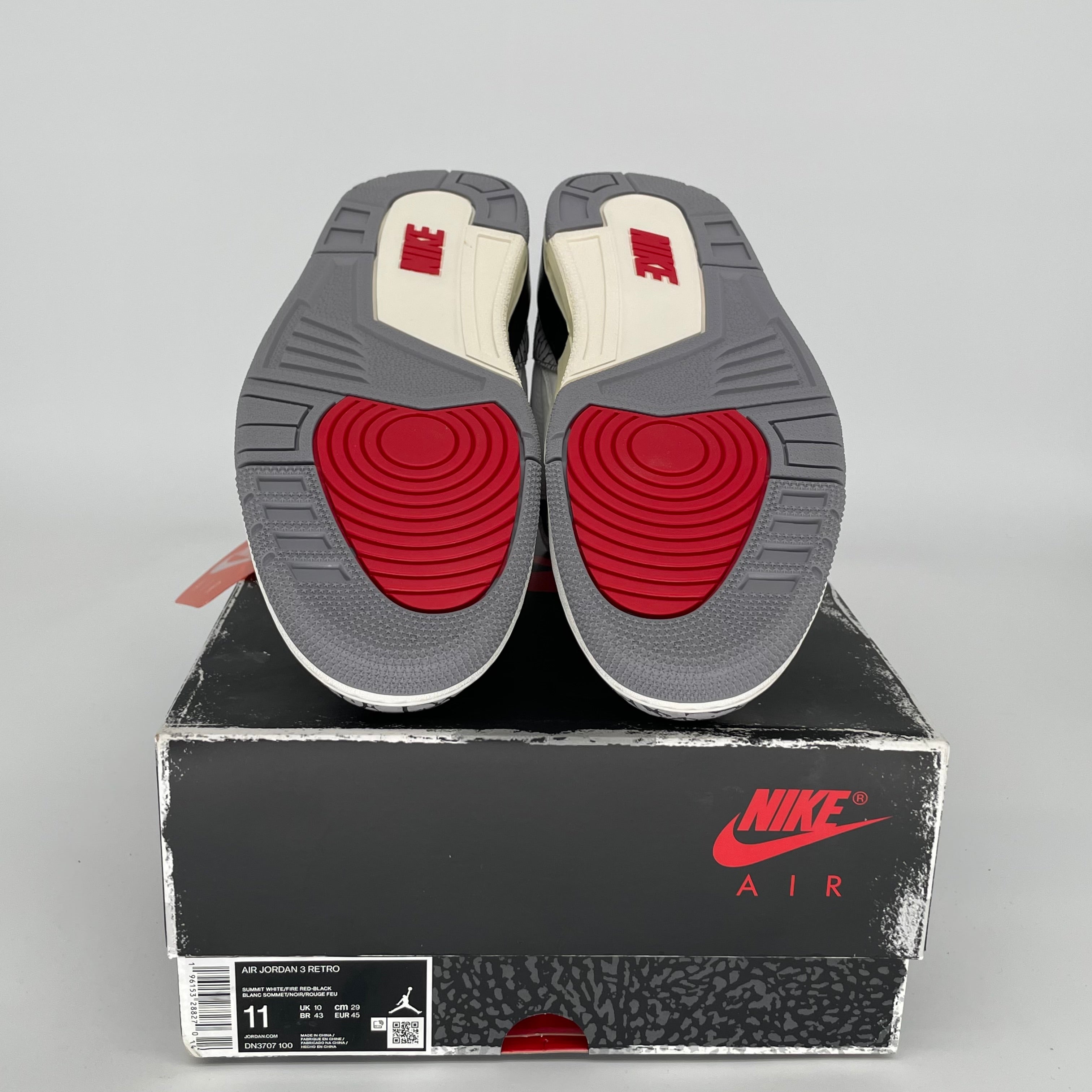 Air Jordan 3 Retro 'White Cement Reimagined' Men's Basketball Shoes Size 11 DN3707 - Authentic Sneakers for Streetwear & Casual Outfits