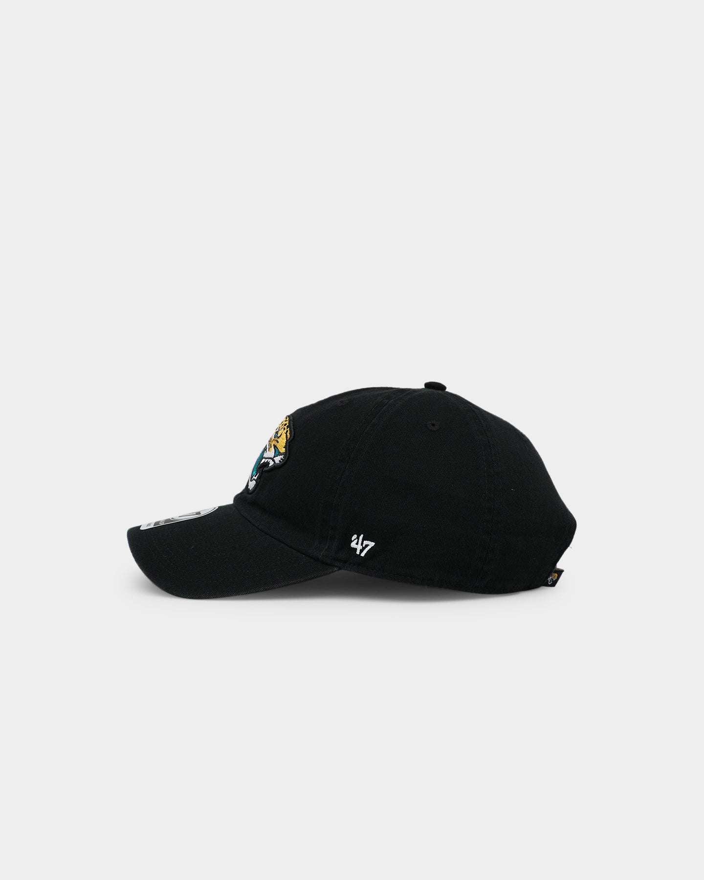47 Brand Kids' Jacksonville Jaguars 47 Clean Up Adjustable Strapback Cap - Black NFL Football Hat for Boys & Girls - Perfect for Game Day, School & Outdoor Activities