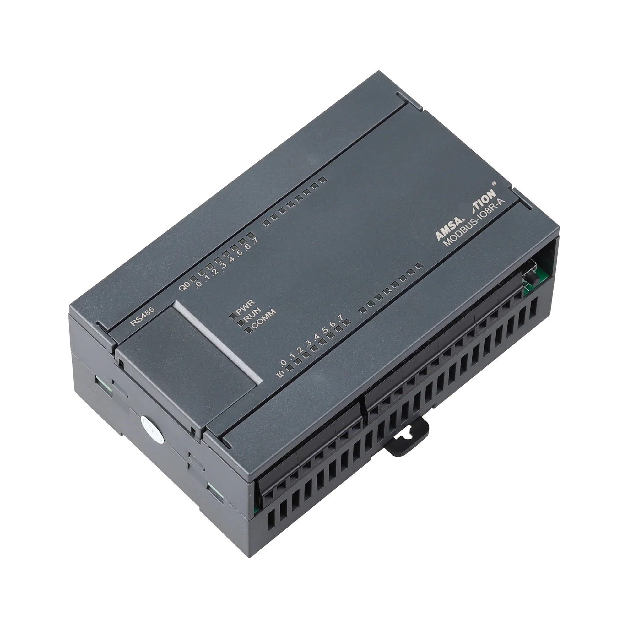 Industrial Ethernet to MODBUS RTU/RS485 Converter - 8 Digital I/O & 6 Analog Input PLC Module for Automation Control | MODBUS TCP Gateway | Factory Automation, SCADA Systems, Industrial IoT Applications