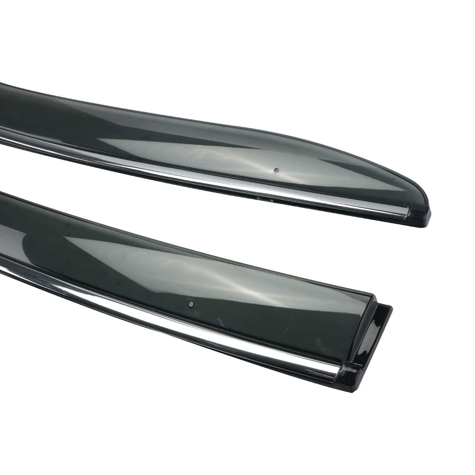 2017-2020 Chevrolet Cruze Rain Guards - 4pc Dark Smoke Window Visors & Deflectors - Weather Protection Accessories for Rain & Wind - Perfect for All-Season Driving & Parking