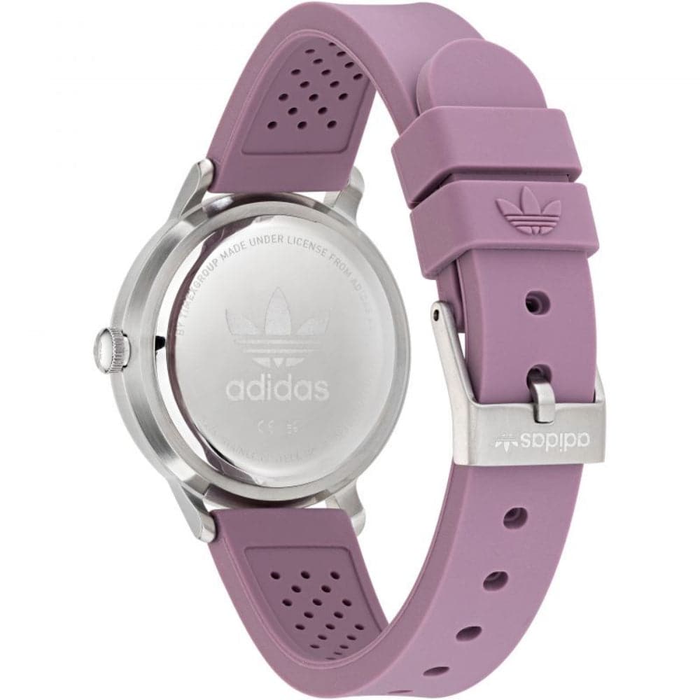Adidas Women's AOSY22069 Purple Rubber Sports Watch - Perfect for Running, Gym & Outdoor Activities