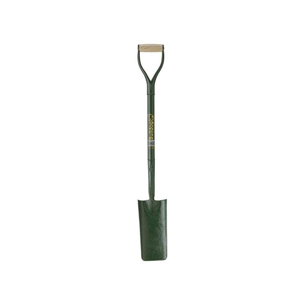 Bulldog 5CLAM All Steel Cable Laying Shovel - Heavy Duty Green Trenching Shovel for Underground Cable Installation & Landscaping Work