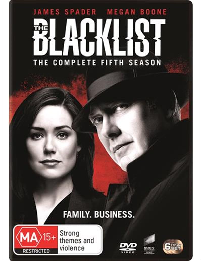 The Blacklist Season 5 DVD - James Spader Crime Thriller Series | PAL Region 4 Import (Australia) | Perfect for Binge-Watching & Collector's Edition