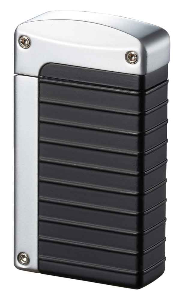 Visol Norfolk Black Matte Single Torch Flame Lighter - Windproof Butane Lighter for Cigars, Candles & Outdoor Use (Camping, BBQ, Hiking)