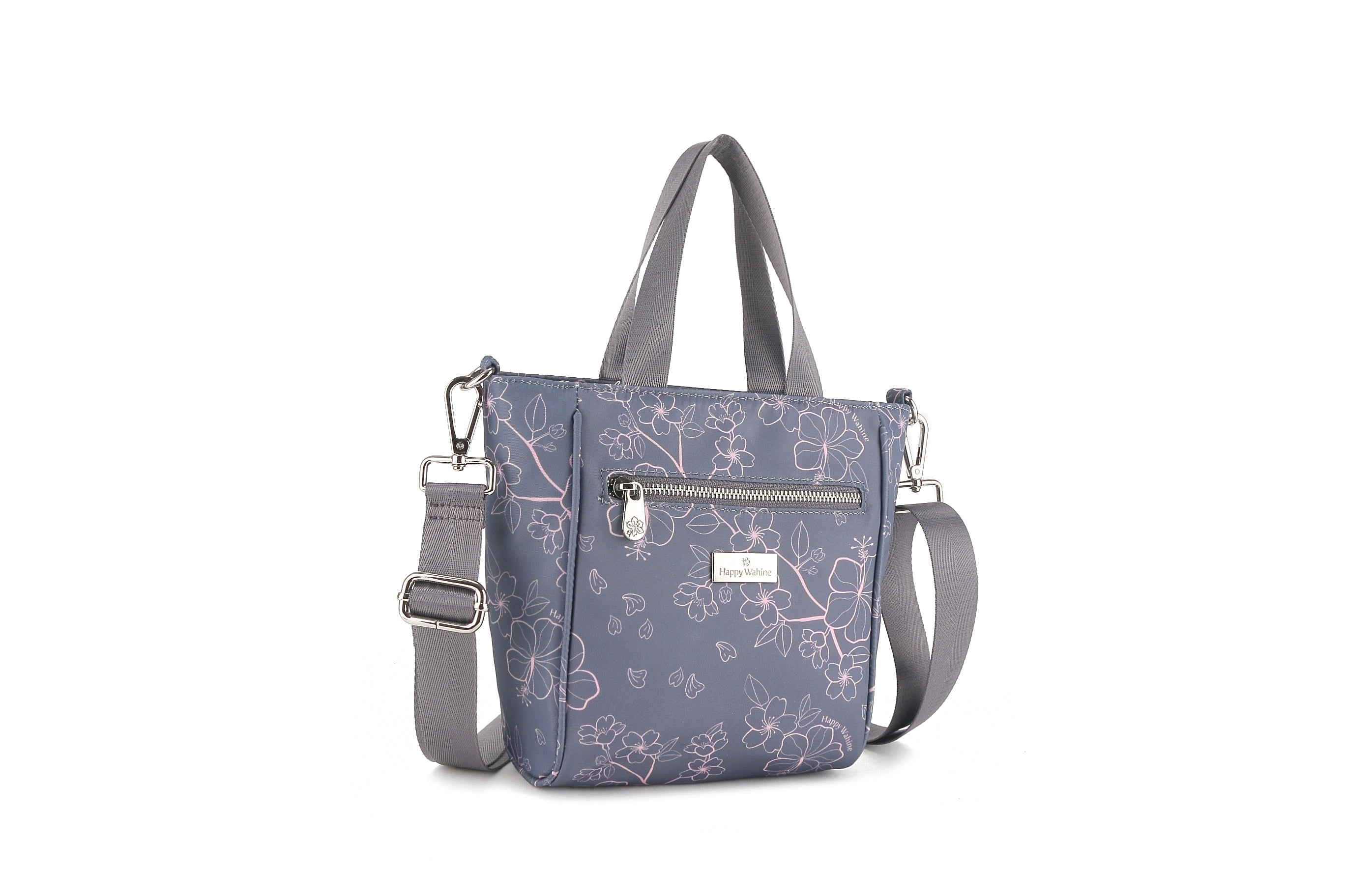 Ke'olu Sakura Grey Crossbody Bag for Women - Stylish & Lightweight Shoulder Purse - Perfect for Travel, Shopping & Everyday Use