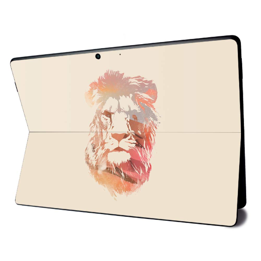 MightySkins Protective Vinyl Skin Wrap for Microsoft Surface Pro X - Desert Lion Design | Durable, Scratch-Resistant Decal Cover | Easy to Apply & Remove | Made in USA | Perfect for Work, Travel & School Use
