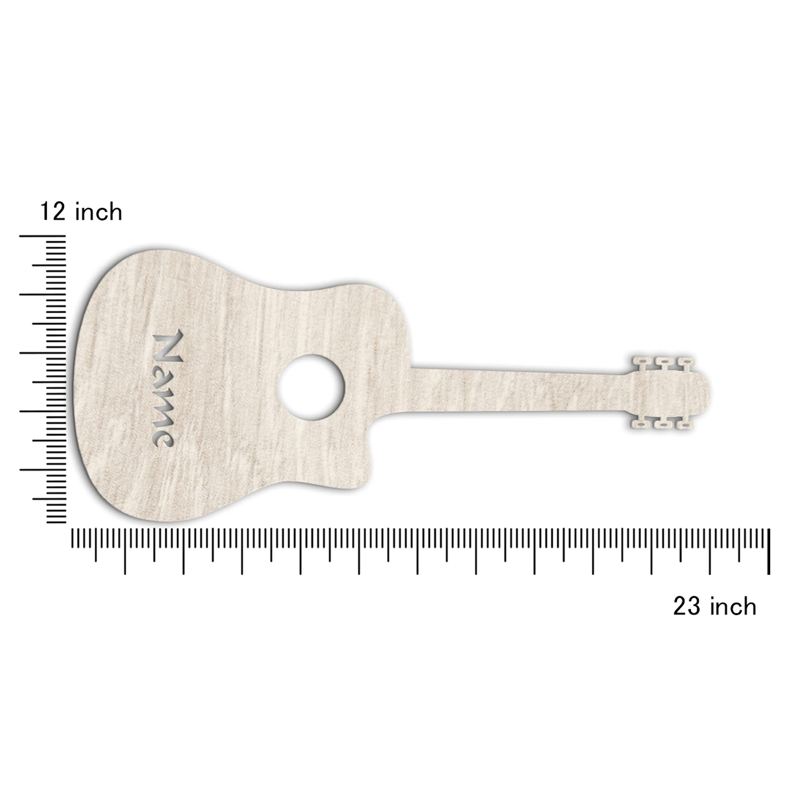 Personalized LED Guitar Wall Light with Custom Name - Unique Gift for Music Lovers, Guitar Players & Teachers - Perfect for Bedroom, Studio & Music Room Decor