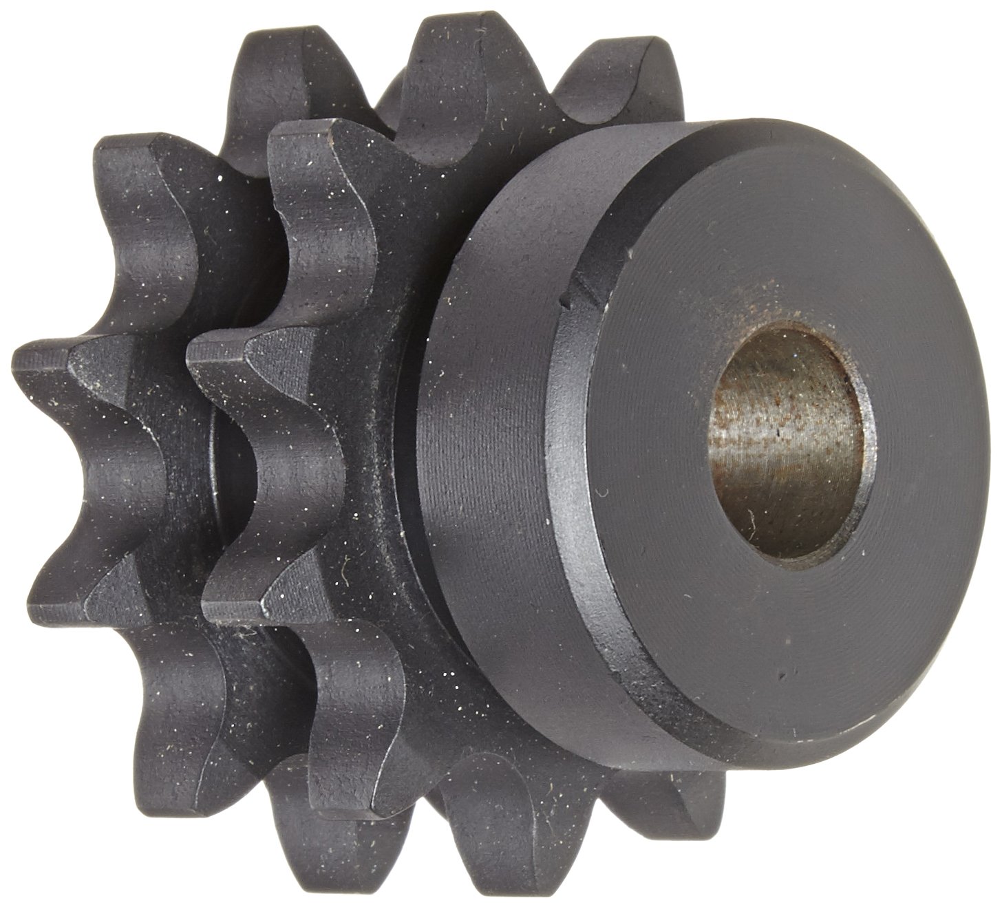 Premium B40 Double Strand Roller Chain Sprocket - Hardened Teeth, Reboreable Type B Hub - 11 Teeth, 0.5