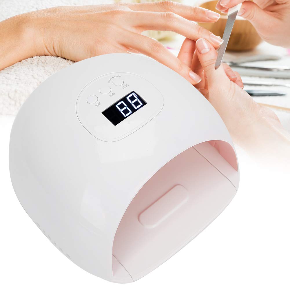 72W Professional UV LED Nail Lamp for Gel Polish - Painless Curing Light with 36 LED Chips & Detachable Base (110-240V) - Perfect for Salon, Home Manicure & Nail Art