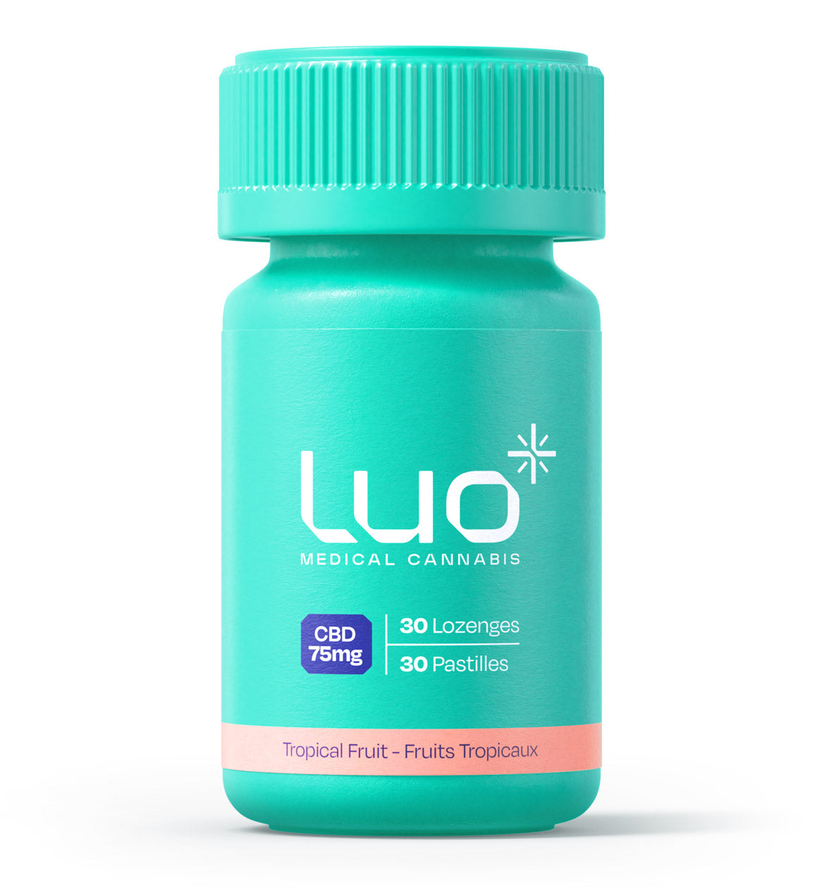 Premium 75mg CBD Lozenges with Tropical Fruit Flavor - Natural Stress Relief & Relaxation - Perfect for Travel, Work, and Daily Wellness