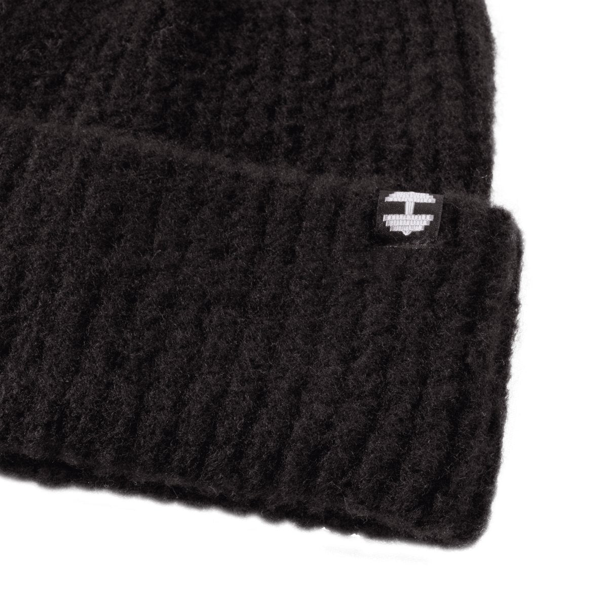 Better Bodies Stockholm Beanie Black - Warm Winter Knit Hat for Men & Women - Perfect for Skiing, Snowboarding, and Outdoor Activities