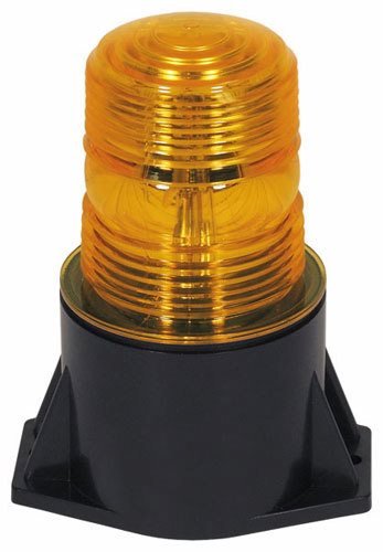 STROBE LAMP (AMBER) 62494A - High Visibility Emergency Warning Light for Vehicles, Construction Sites & Safety Alert Scenarios