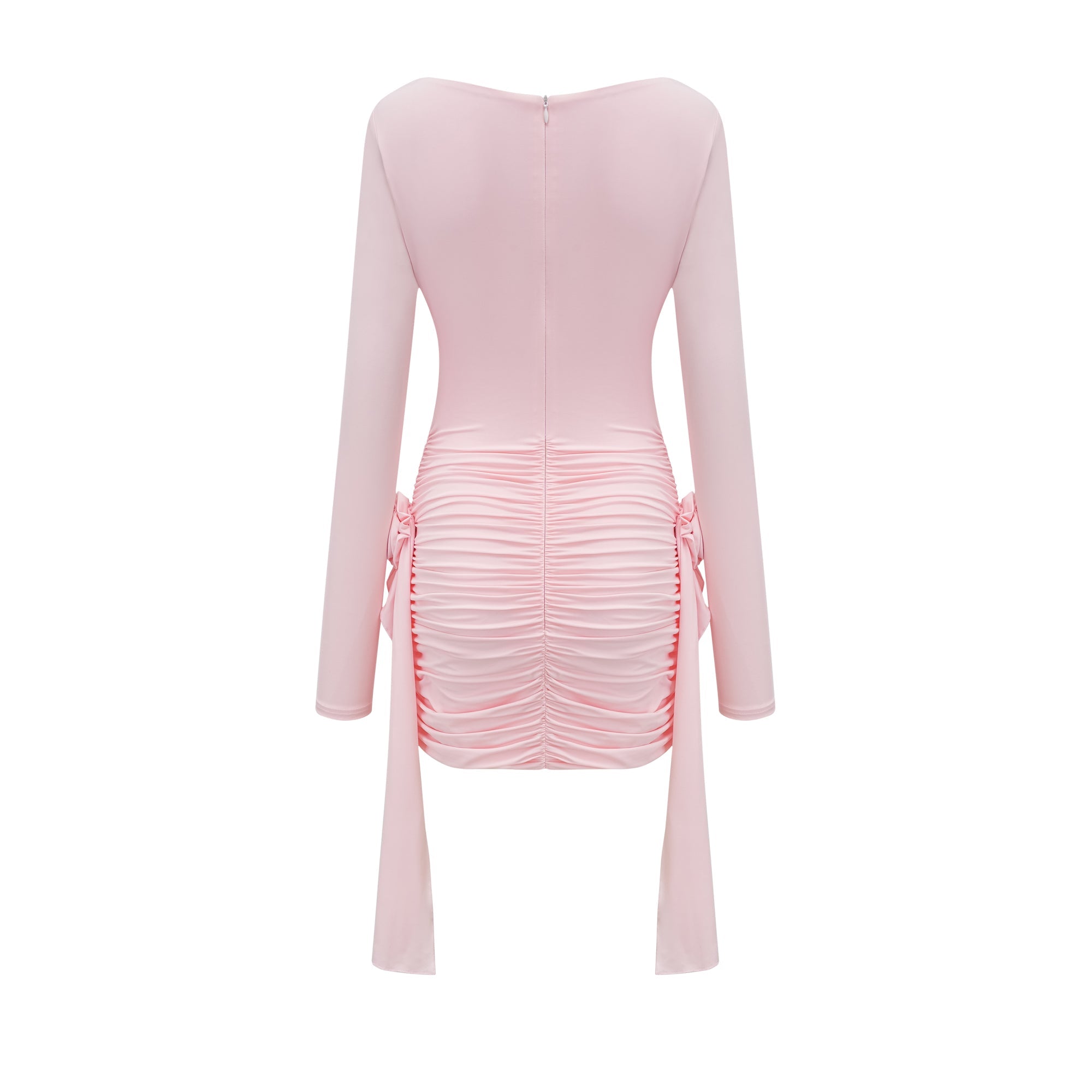 Chloé Pink Floral Long Sleeve Dress for Women - Elegant Spring & Summer Party Wear, Wedding Guest Outfit, Date Night Dress