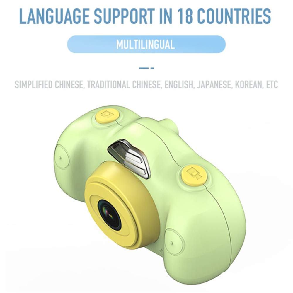 8MP HD Mini Digital Camera for Kids - Waterproof Dual Lens DSLR Style with 2.4