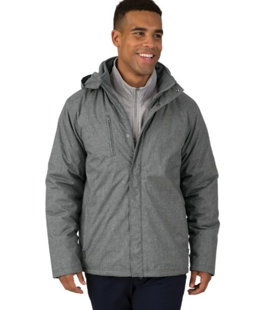 Charles River Apparel Men's Waterproof Insulated Journey Parka Jacket - Winter Coat for Outdoor Activities, Hiking & Travel