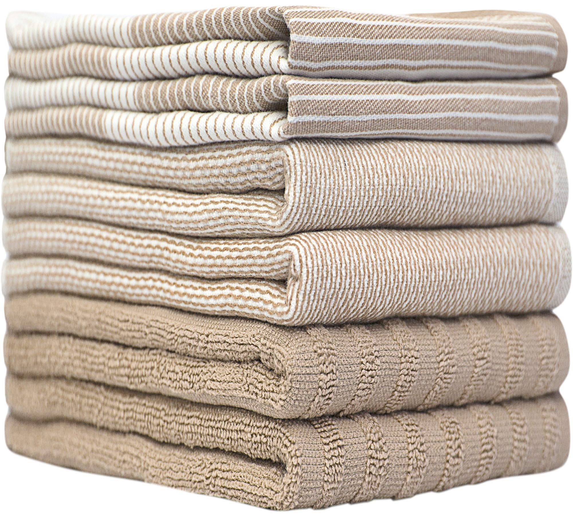 Premium Cotton Kitchen Towels Set (6 Pack) - 20