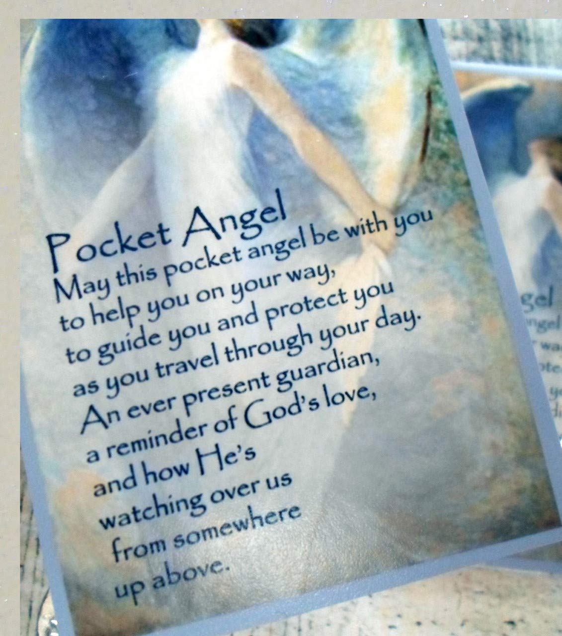 Pocket Prayer Coin - Guardian Angel Protection for Mom, Safe Travel & 24/7 Blessing | Keepsake Gift with Angel Card | Perfect for Purse, Wallet & Daily Carry (Ideal for Mother's Day, Birthdays & Spiritual Gifts)