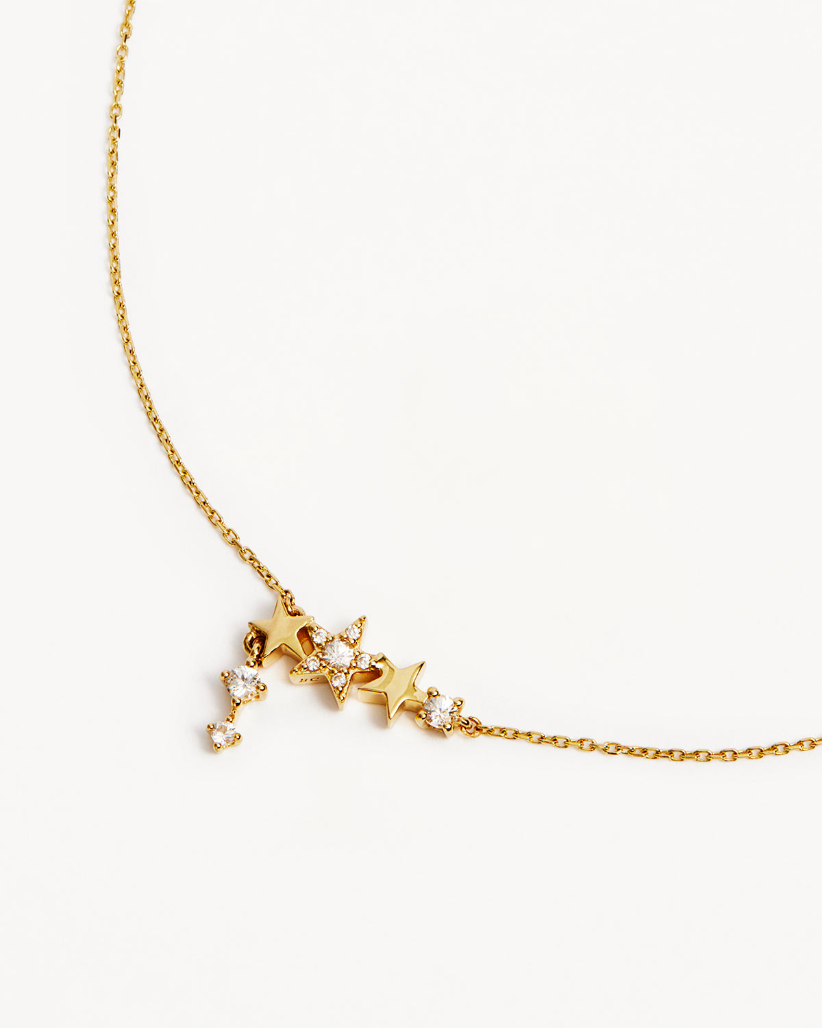 14K Solid Gold Stardust Lab-Grown Diamond Necklace for Women - Elegant Everyday Jewelry & Special Occasion Gift