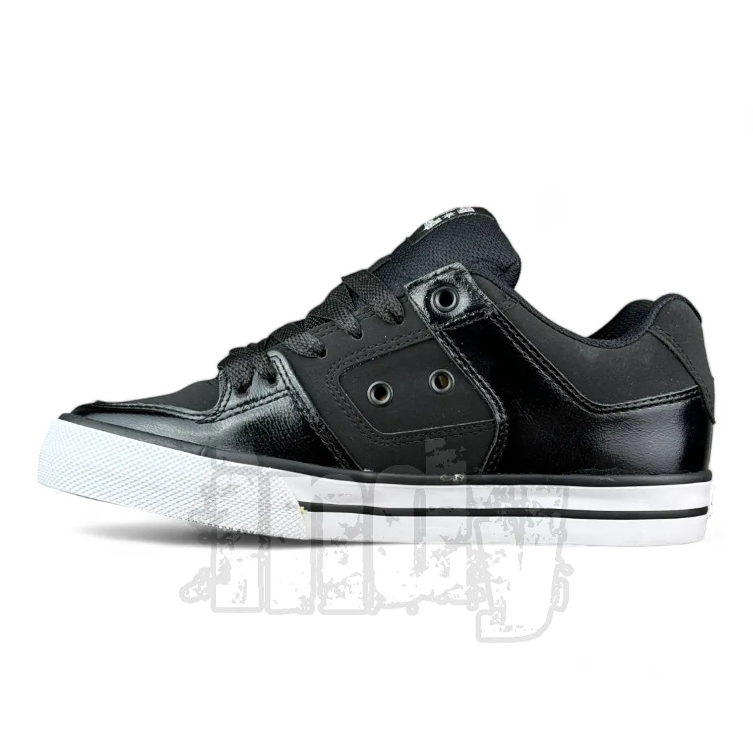 DC Pure 3 SE Premium Women's Skate Shoes - Black & White | Comfortable Sneakers for Skateboarding, Streetwear & Casual Fashion