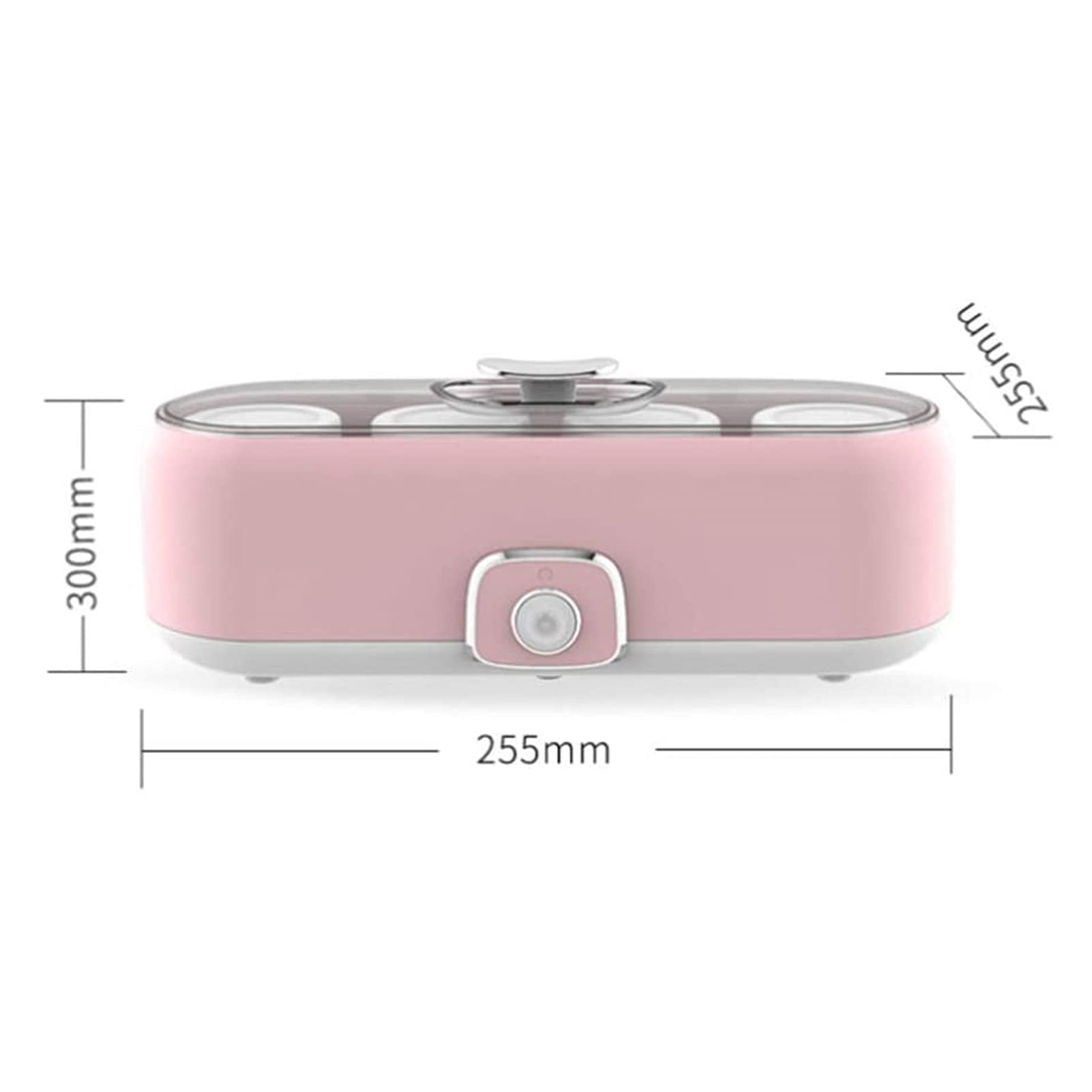 Automatic Digital Yogurt Maker Machine with 4 Glass Jars & Stainless Steel Pot - Homemade Organic Yogurt & Cheese Maker with Timer & Strainer - Perfect for Healthy Breakfast, Snacks & Keto Diet