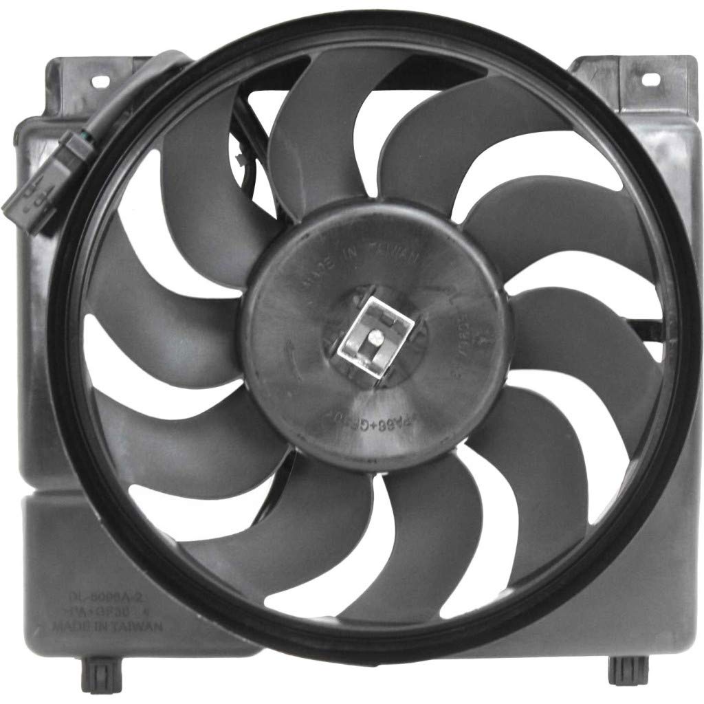 1997-2001 Jeep Cherokee Electric Radiator Fan Assembly Replacement for CH3115106 & 52028337AC | 6 Cylinder Engine Cooling System | Perfect for Off-Roading & Daily Commuting