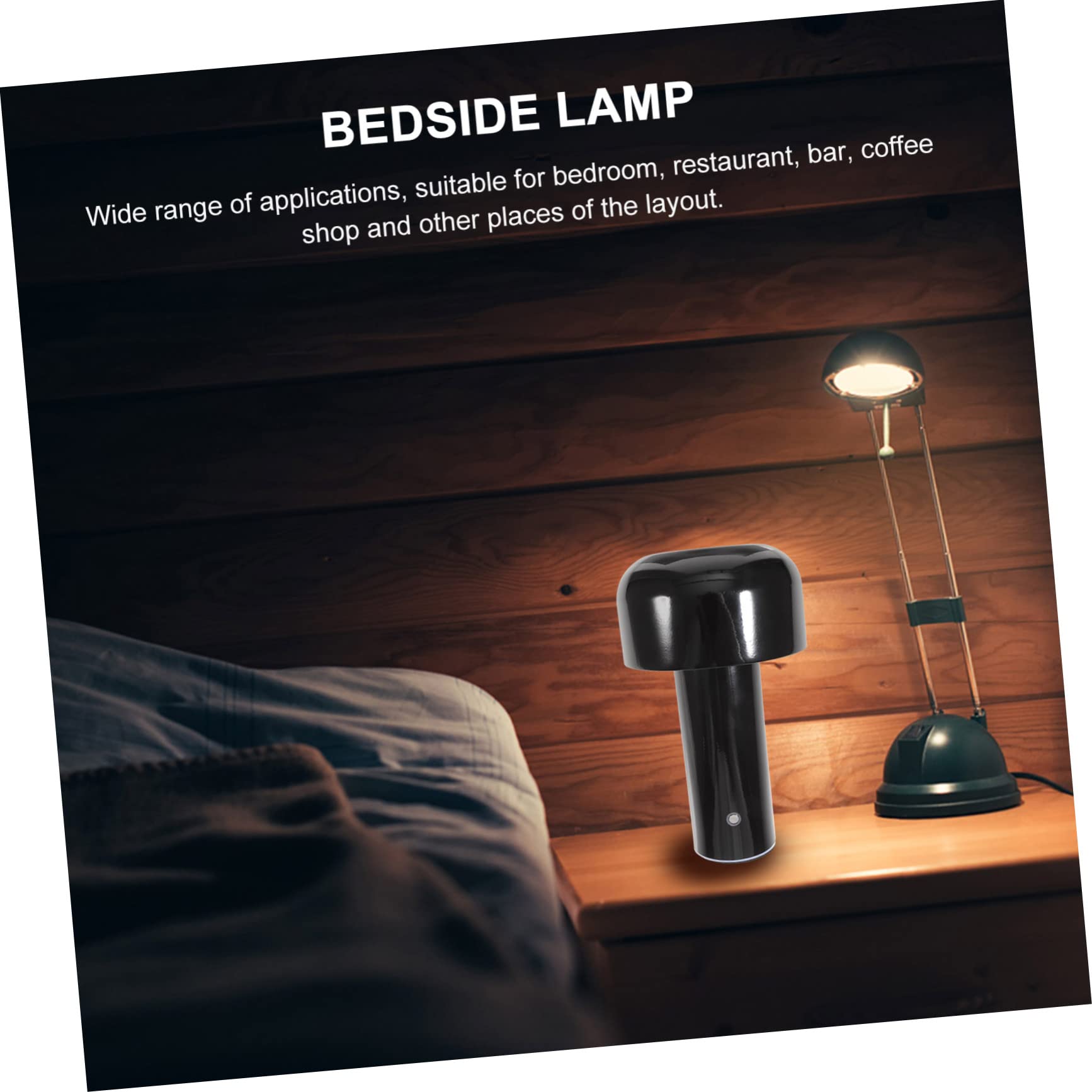 **Garneck Mushroom Night Light - USB-Powered LED Desk Lamp for Office, Kids Room & Nursery - Perfect for Bedtime, Study & Birthday Gifts**