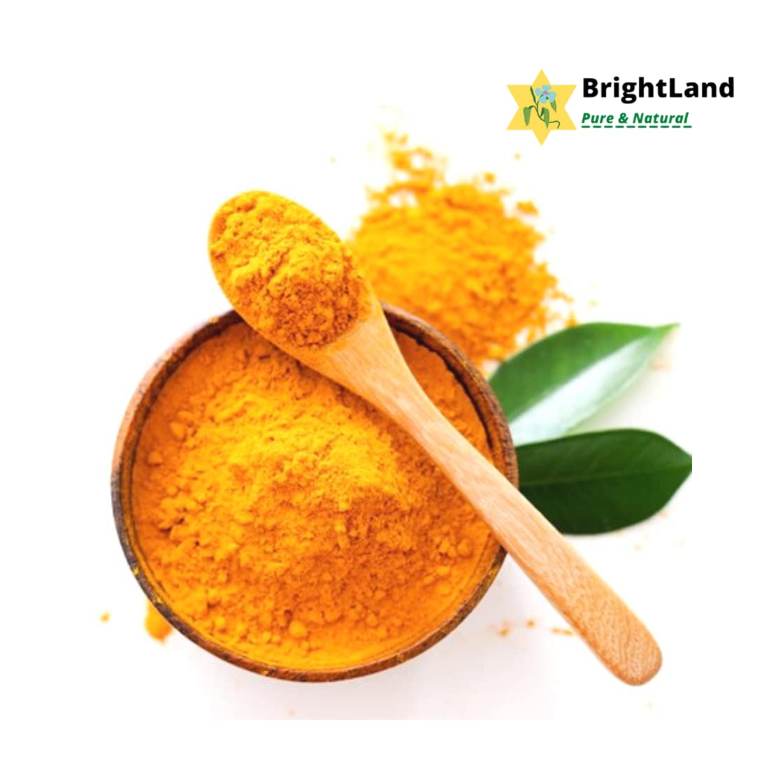 **Brightland Organic Wild Turmeric Powder (Kasthuri Manjal) – 100g | Natural Skin Brightening & Face Whitening | Curcuma Aromatica for Glowing Skin – Perfect for DIY Face Masks & Ayurvedic Beauty Rituals**