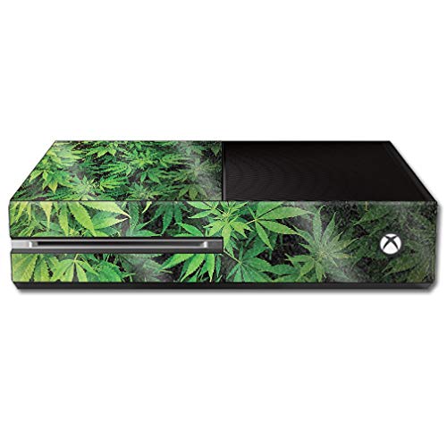MightySkins Glossy Glitter Skin Cover for Microsoft Xbox One - Weed Design | Protective & Durable High-Gloss Finish | Easy to Apply, Remove & Change Styles | Made in USA | Perfect for Gaming Setups & Personalization