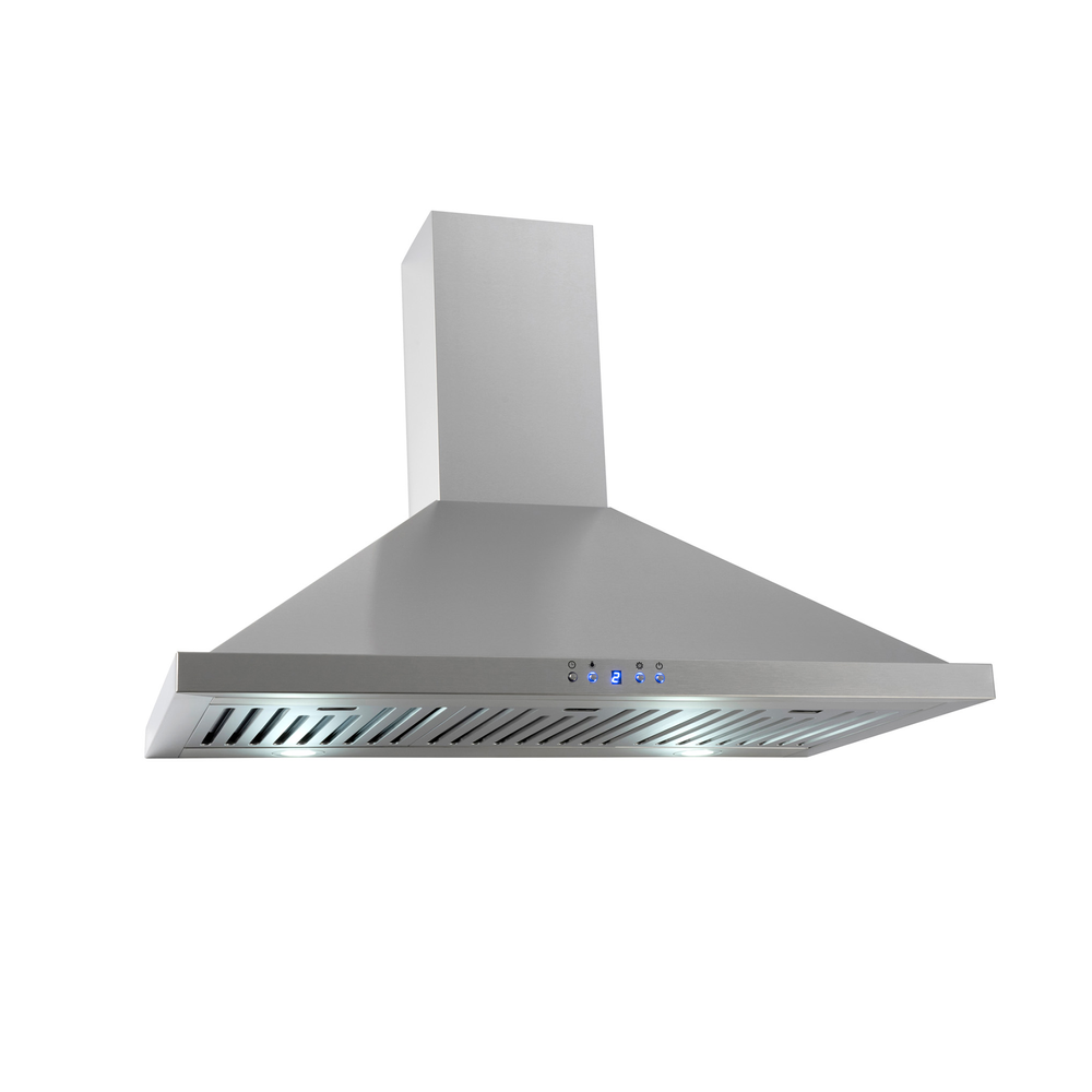 Euro Appliances EBB900SS3R 90cm Stainless Steel Range Hood with Remote Control - 1000m³/hr High Power Extraction - Perfect for Outdoor Kitchens & BBQ Areas