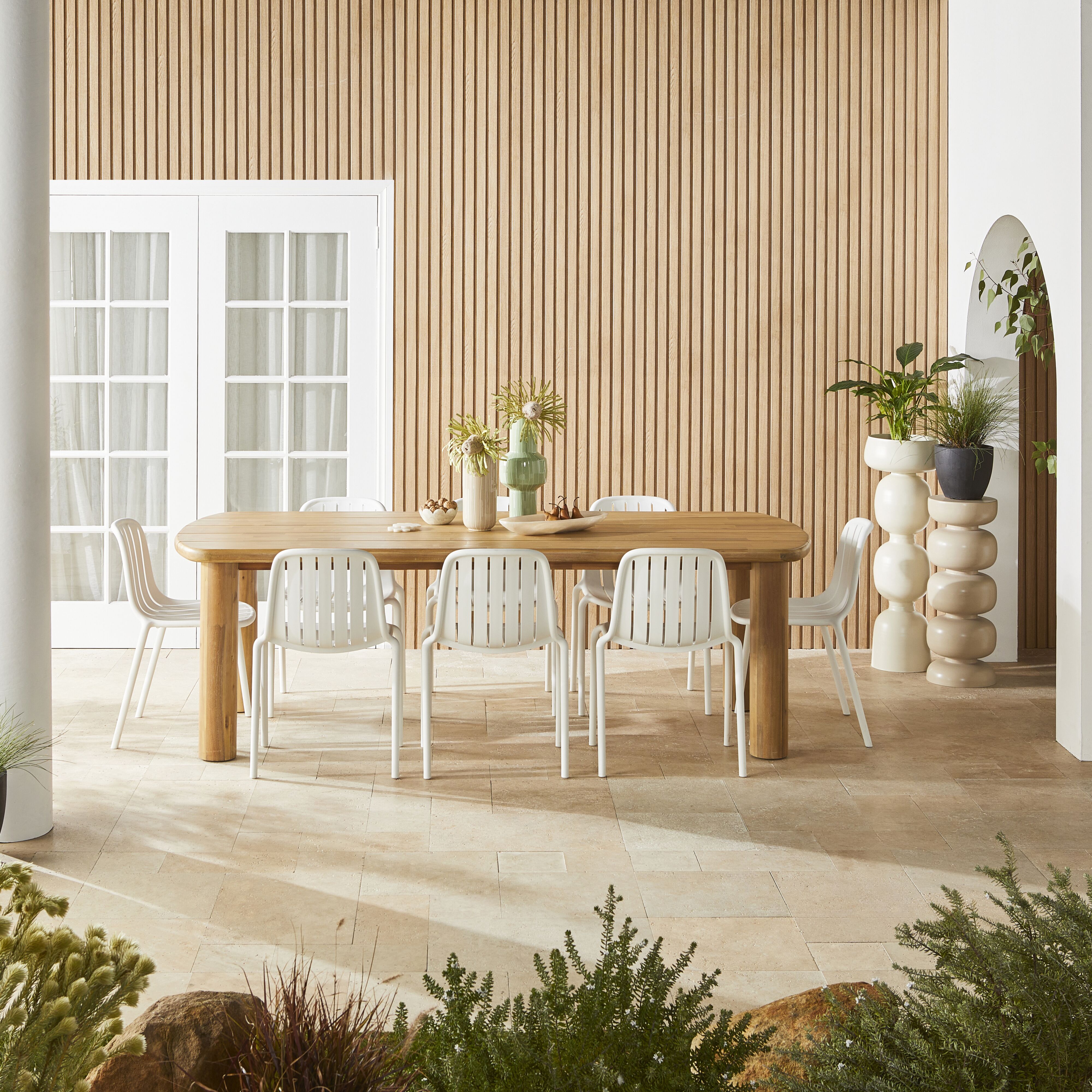 Blanka Modern Dining Chair in White - Elegant & Comfortable for Kitchen, Dining Room, and Office Use
