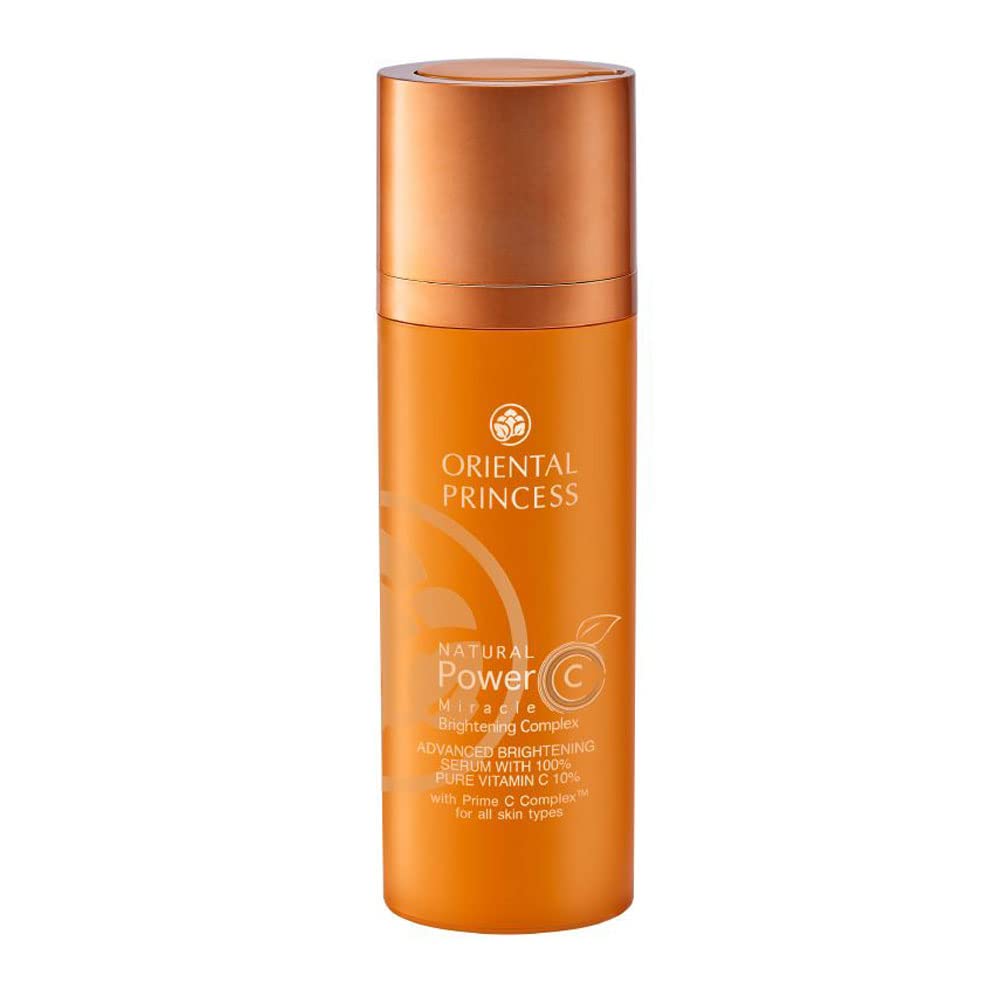 Natural Power C Miracle Brightening Complex - 10% Pure Vitamin C Serum for Dark Spots & Glowing Skin | Anti-Aging Face Treatment for Day & Night Use | Perfect for Dry, Sensitive & Acne-Prone Skin Types