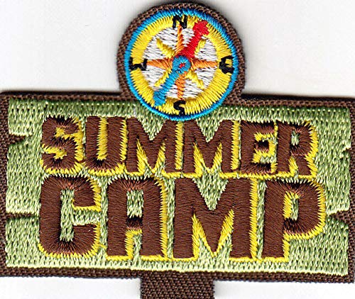 Scouts Iron On Patches for Summer Camp - Custom Embroidered Badges for Girl & Boy Scouts - Perfect for Camping, Hiking & Outdoor Adventures