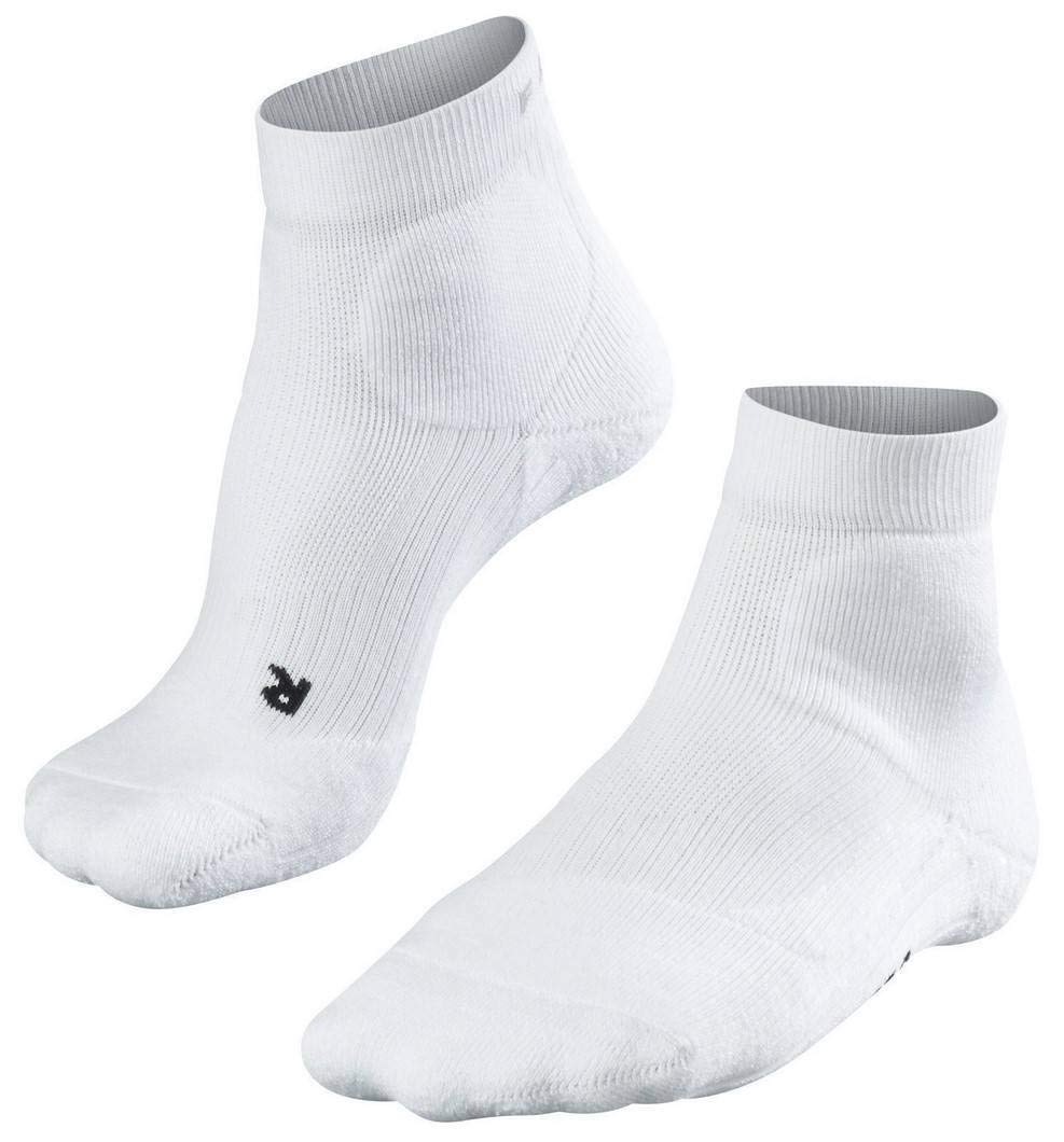 FALKE Women's Tennis Short Maximum Socks - White - Small - Breathable & Cushioned for Comfort - Perfect for Tennis, Running & Sports Activities