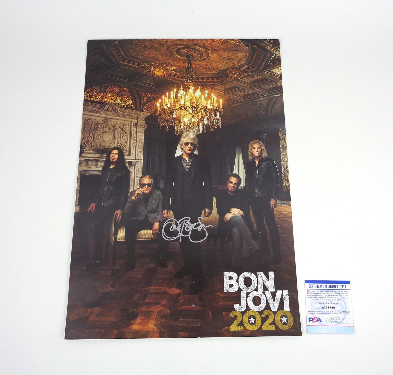 Jon Bon Jovi Autographed 2020 Poster with PSA/DNA COA - Limited Edition Music Memorabilia for Fans & Collectors - Perfect for Home Decor, Man Cave, or Gift for Rock Music Lovers