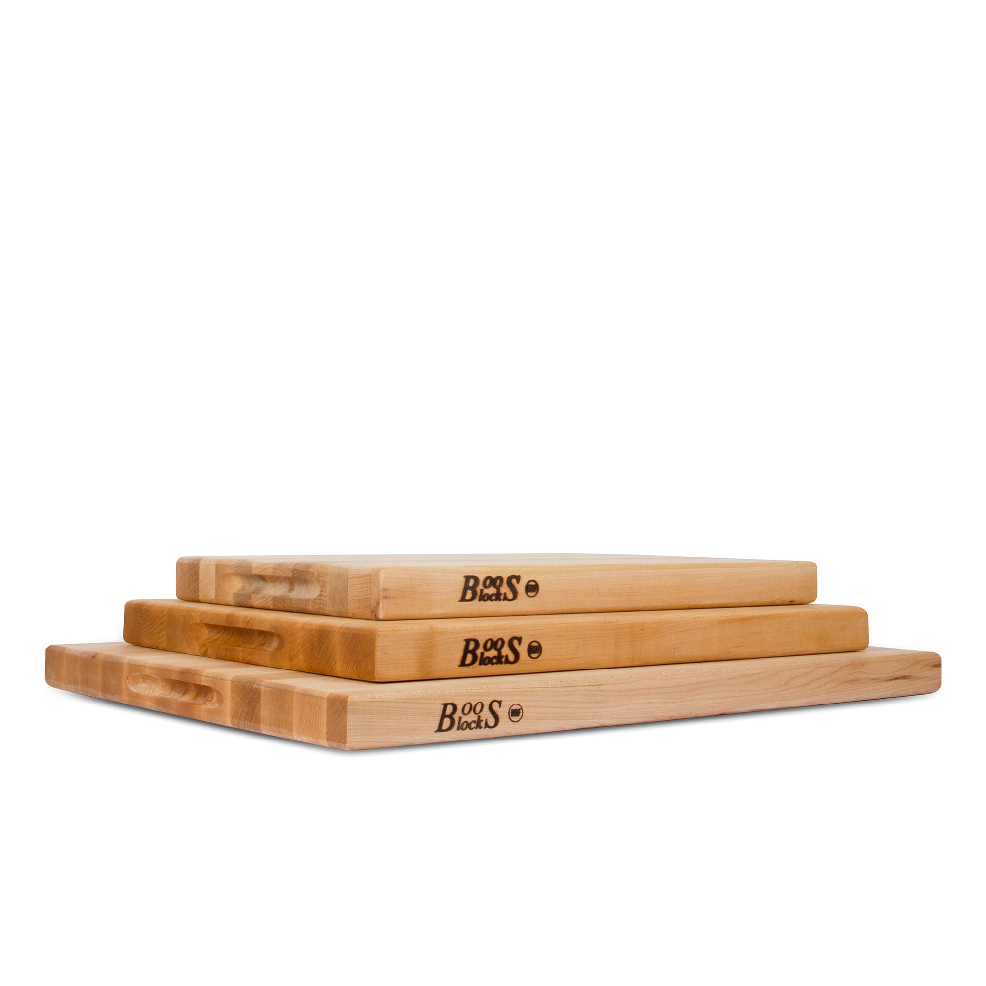 John Boos Block R-Board Reversible Wood Cutting Board - 24x18x1.5 Inch Cherry Wood - Premium Kitchen Cutting Board for Chefs & Home Cooking - Perfect for Meat, Vegetables & Food Prep