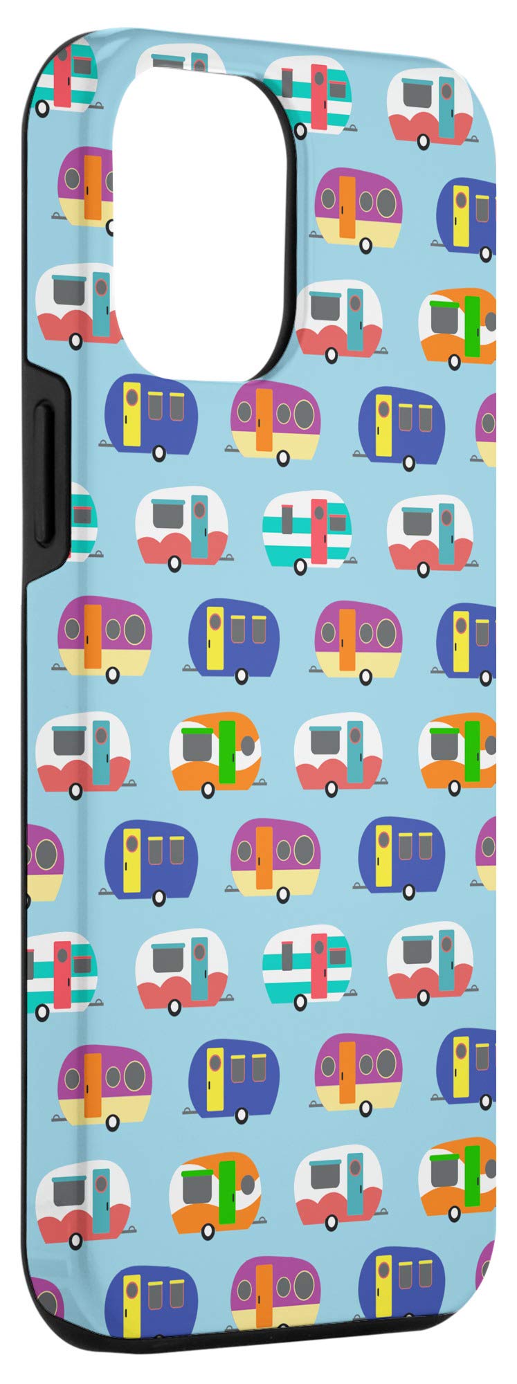 iPhone 12 Pro Max Case - Vintage Camper & Travel Trailer Design - Shockproof Protective Cover for Outdoor Adventures, Camping Trips & Daily Use