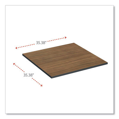 Alera® Reversible Laminate Square Table Top 35.38