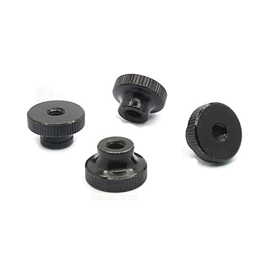 Black Plated Knurled Thumb Nut M3-M10 for 3D Printers & Curtain Walls
