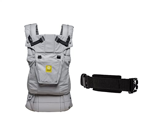 LÍLLÉbaby Complete Original Ergonomic 6-in-1 Baby Carrier with Waist Belt Extension - Adjustable Lumbar Support for Newborn to Toddler (7-45 lbs) - 360° Front & Back Carry Positions - Stone Color - Perfect for Hands-Free Parenting, Shopping & Outdoor Adventures