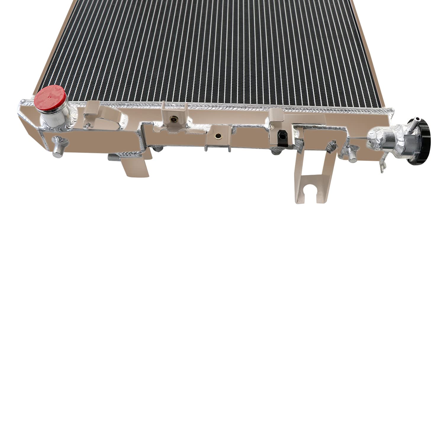 Heavy Duty 3 Row Aluminum Radiator for 2011-2018 Ram 1500/2500/3500 & 2009-2010 Dodge Ram 1500/2500 - Complete Cooling Kit with Fan, Shroud & Relay - Perfect for Off-Roading, Towing & High-Performance Upgrades