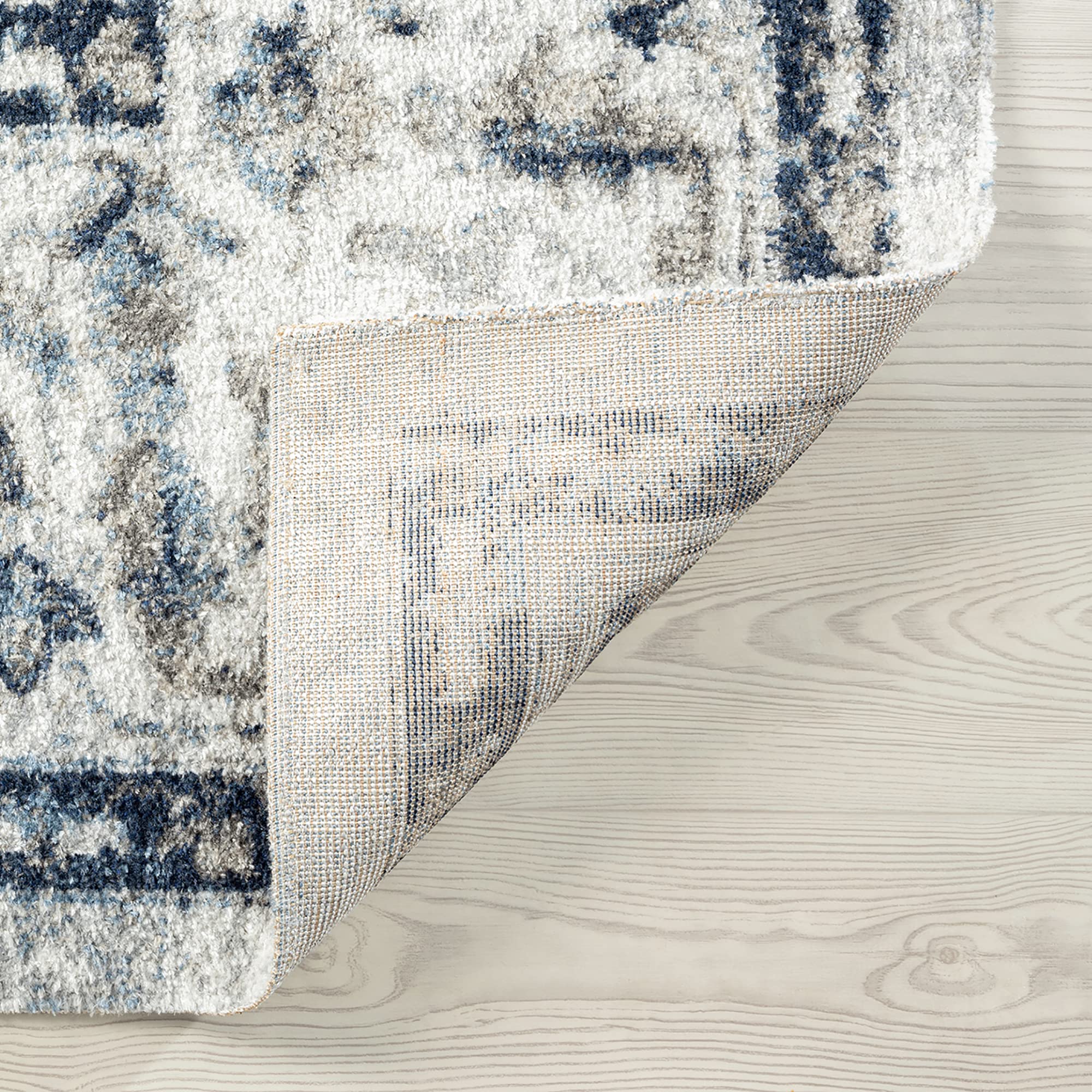 Tayse Adrienne Traditional 5x7 Area Rug - Soft Cream Living Room, Dining Room, Bedroom Rug - Perfect for Home Decor, Office & High Traffic Areas