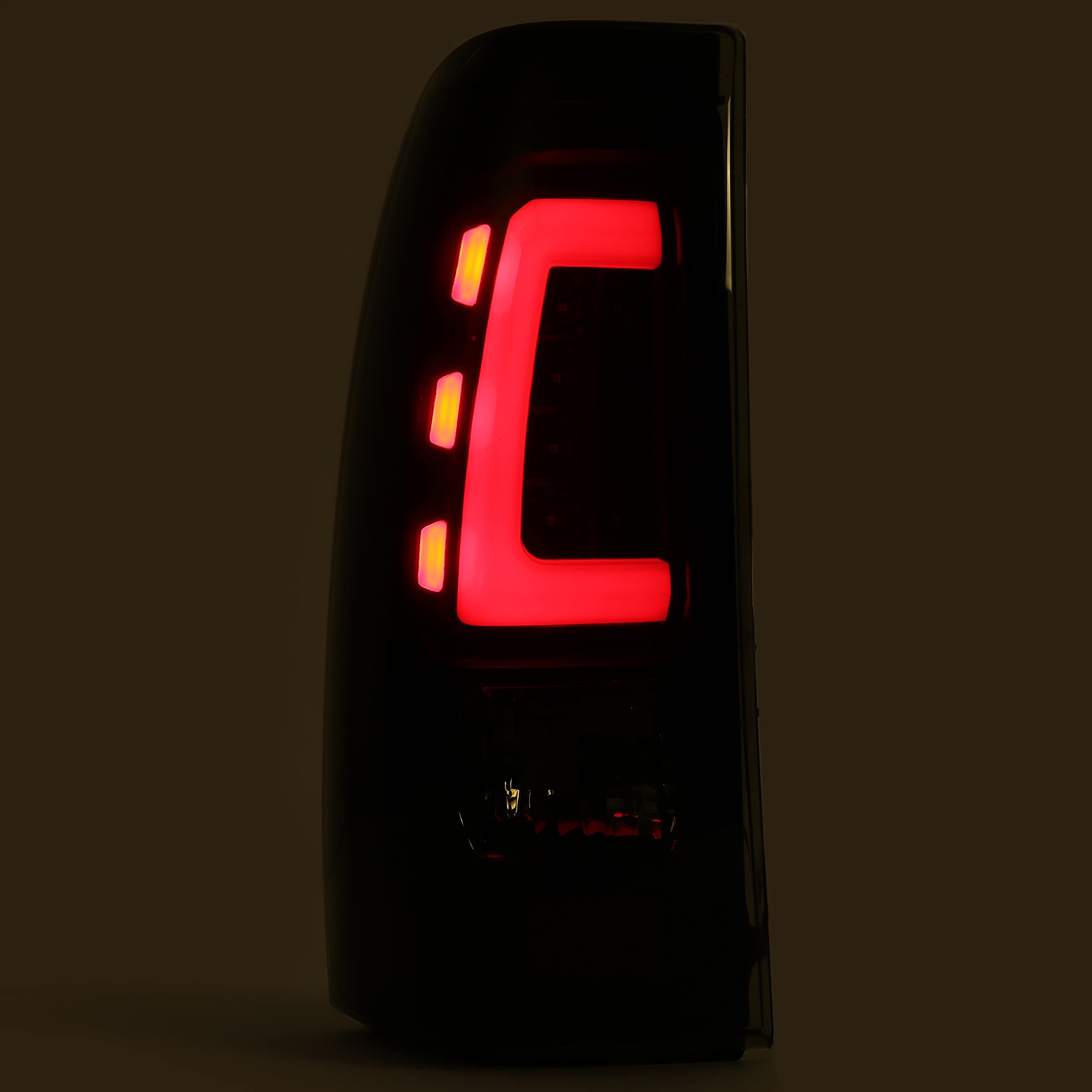 Kojem LED Tail Lights Compatible with 1999-2006 Chevy Silverado & 1999-2002 GMC Sierra 1500/2500/3500 - Smoked Lens with Black Housing - Upgrade Your Truck's Style & Visibility for Night Driving & Off-Road Adventures