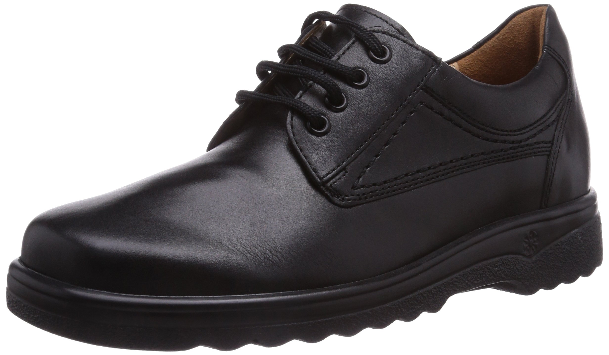 **Men's Black Leather Derby Shoes Size 6.5 - Classic Formal & Casual Dress Shoes for Office, Wedding & Business Events**