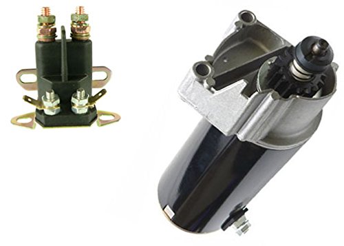 Briggs & Stratton Engine Starter Solenoid Replacement 400437-0015-01 400437-0016-01 - Compatible with Lawn Mowers, Generators & Outdoor Power Equipment